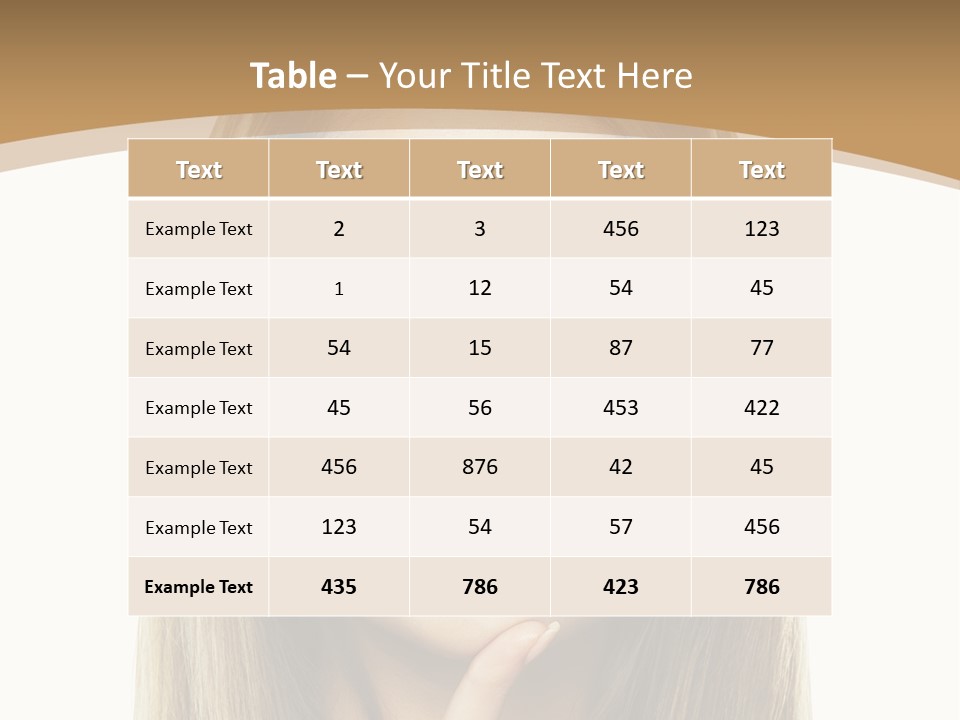 Makeup Face Fashion PowerPoint Template