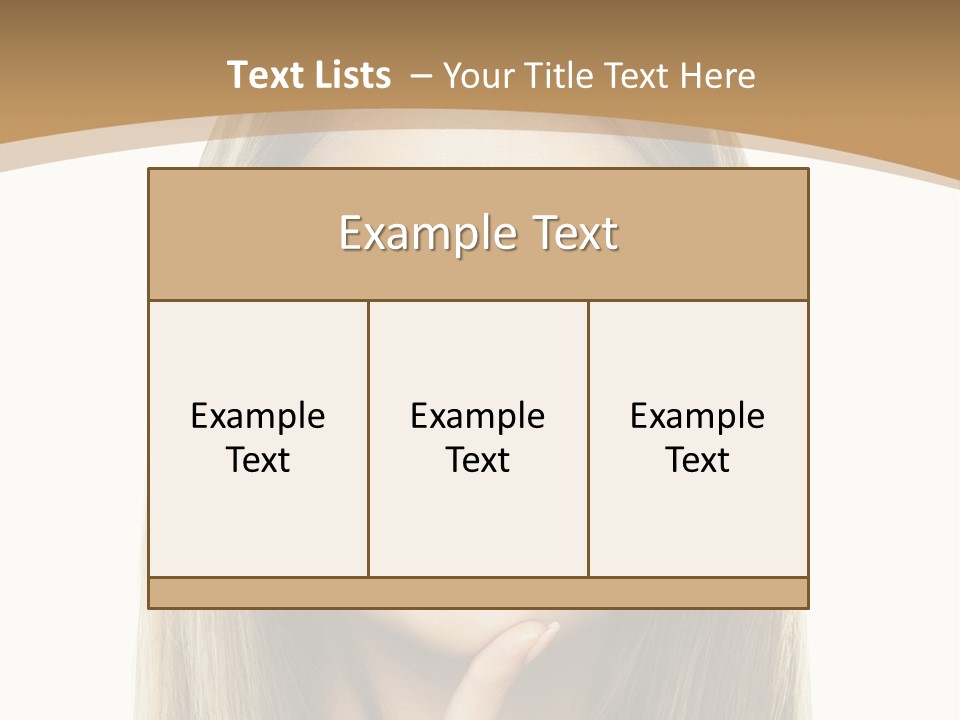 Makeup Face Fashion PowerPoint Template