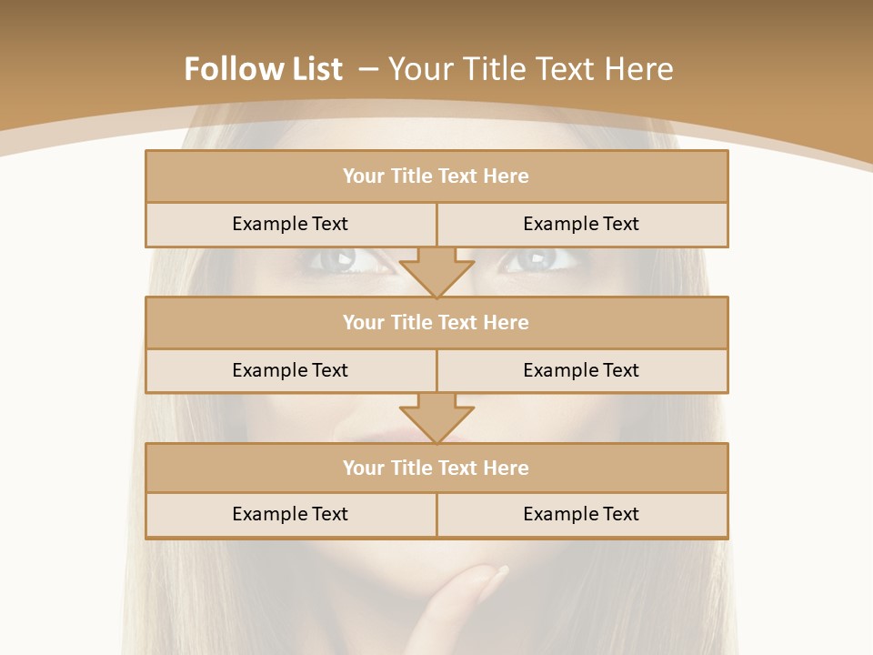 Makeup Face Fashion PowerPoint Template
