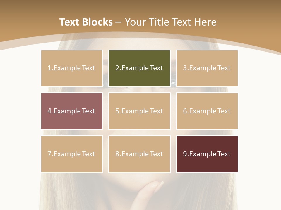 Makeup Face Fashion PowerPoint Template