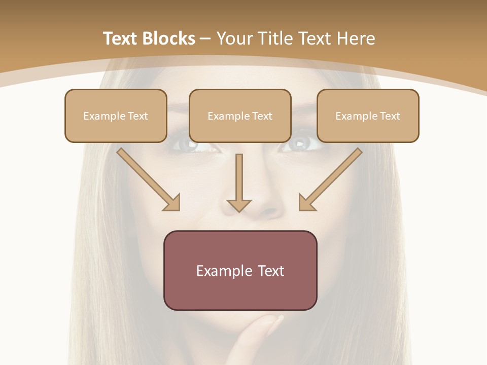 Makeup Face Fashion PowerPoint Template