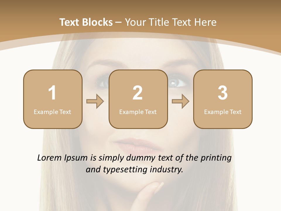 Makeup Face Fashion PowerPoint Template