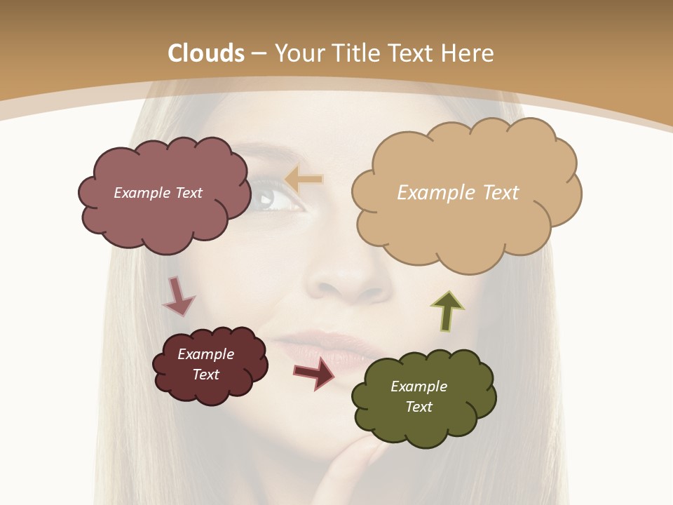 Makeup Face Fashion PowerPoint Template