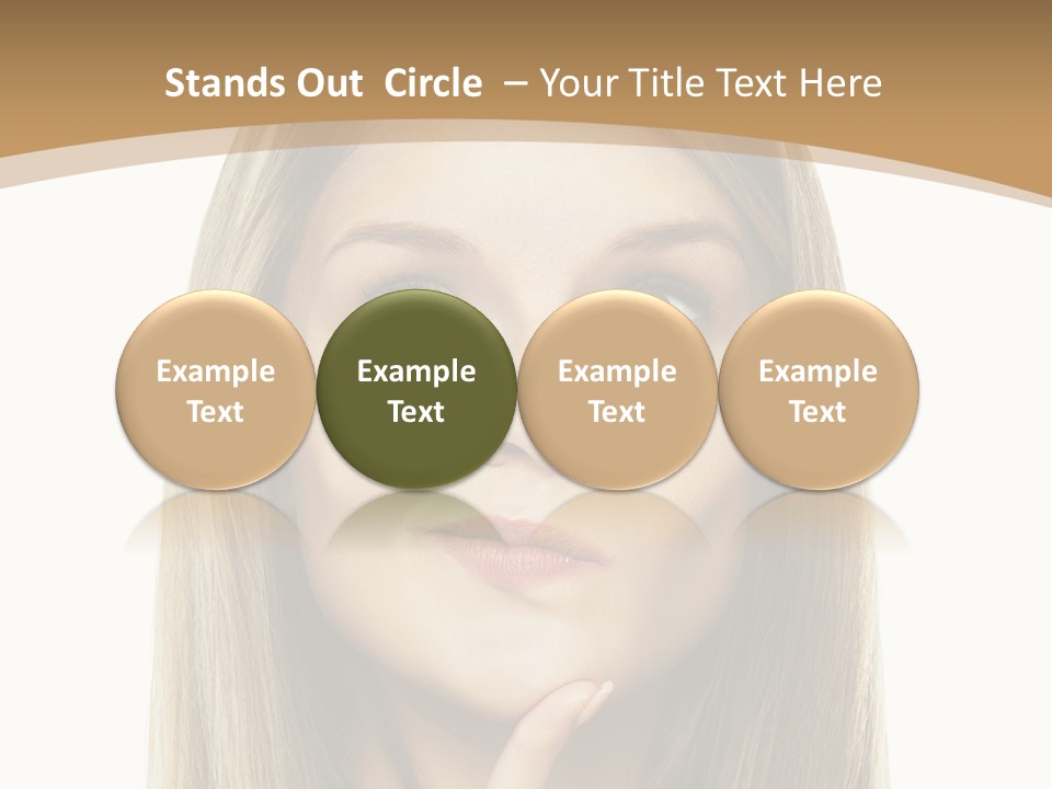 Makeup Face Fashion PowerPoint Template