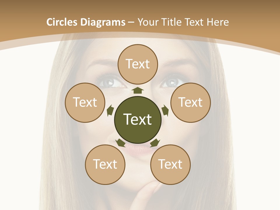 Makeup Face Fashion PowerPoint Template