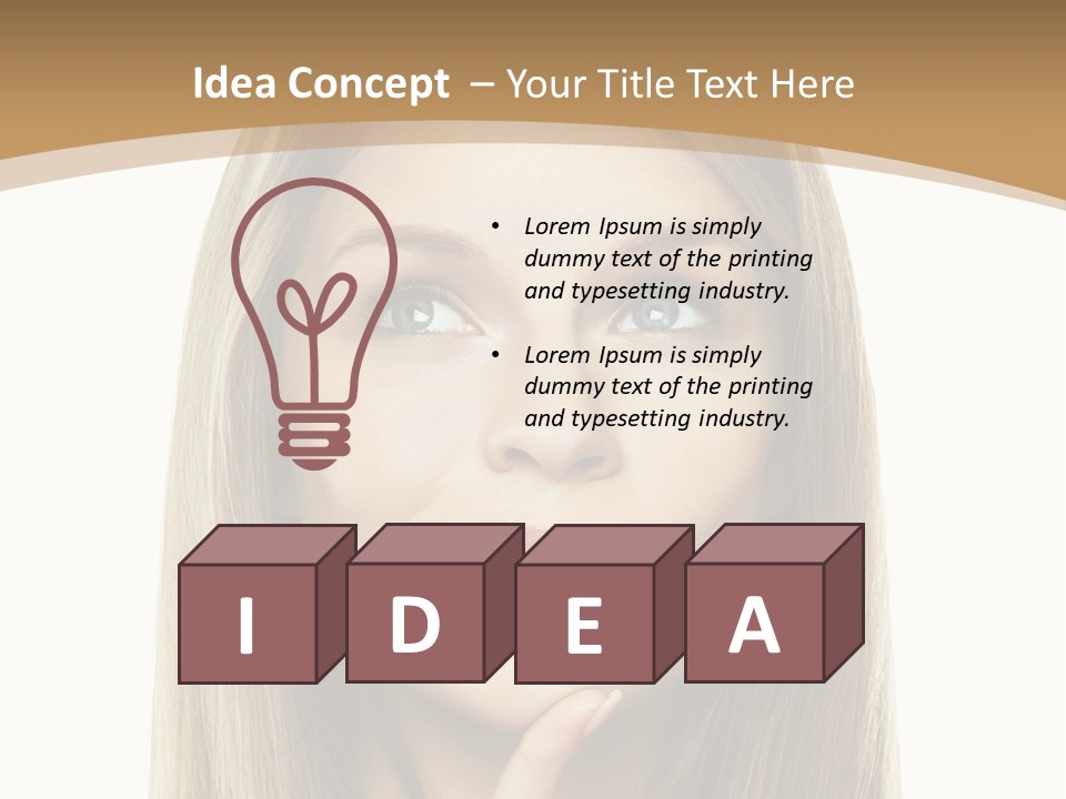 Makeup Face Fashion PowerPoint Template