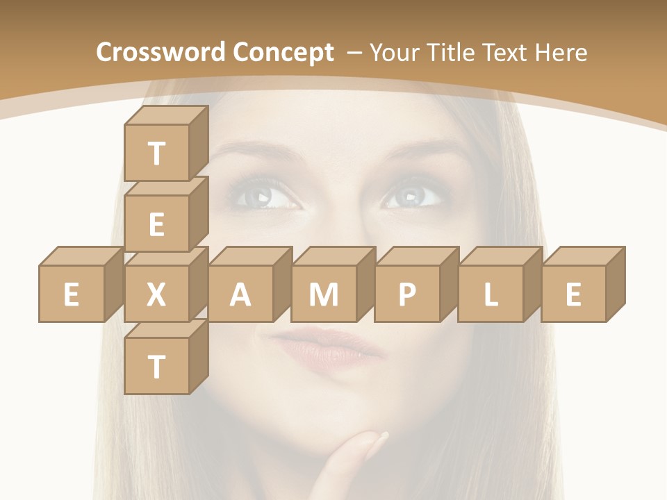 Makeup Face Fashion PowerPoint Template