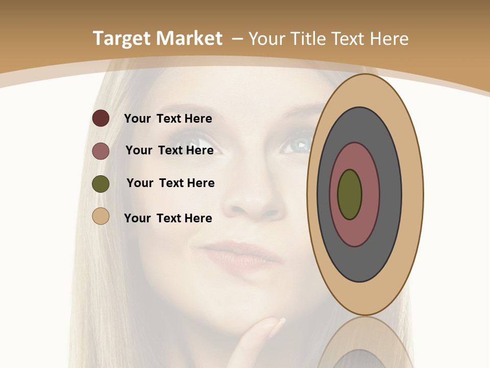 Makeup Face Fashion PowerPoint Template