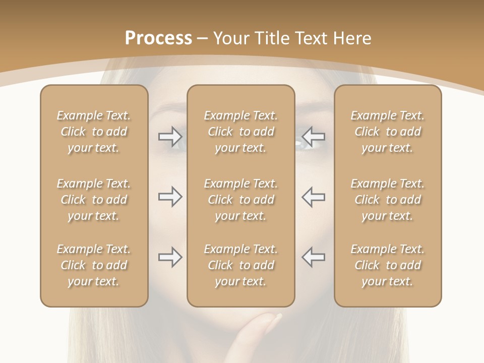 Makeup Face Fashion PowerPoint Template