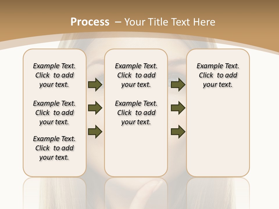 Makeup Face Fashion PowerPoint Template