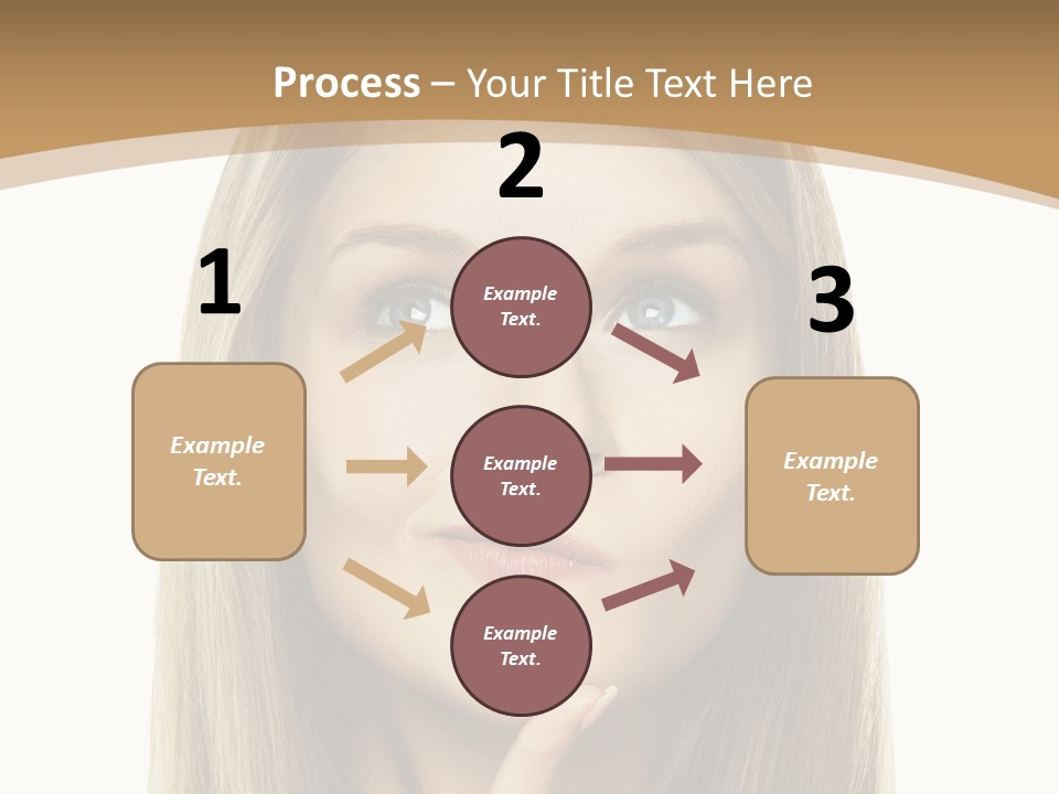 Makeup Face Fashion PowerPoint Template