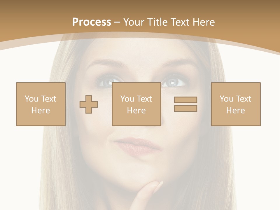 Makeup Face Fashion PowerPoint Template