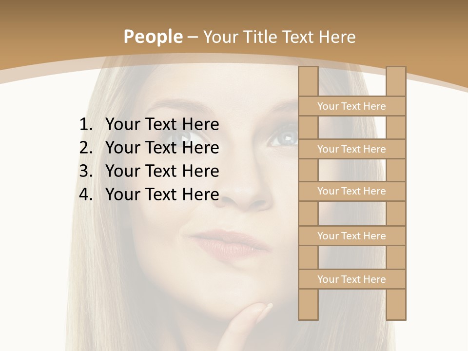 Makeup Face Fashion PowerPoint Template