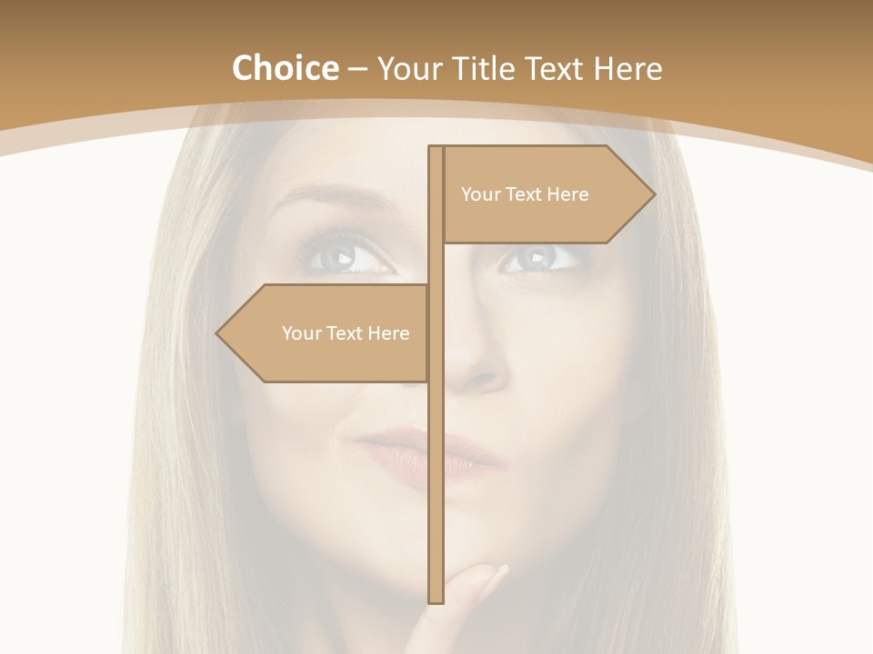 Makeup Face Fashion PowerPoint Template