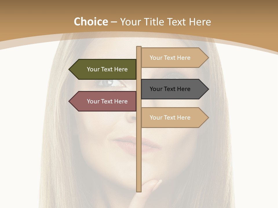 Makeup Face Fashion PowerPoint Template