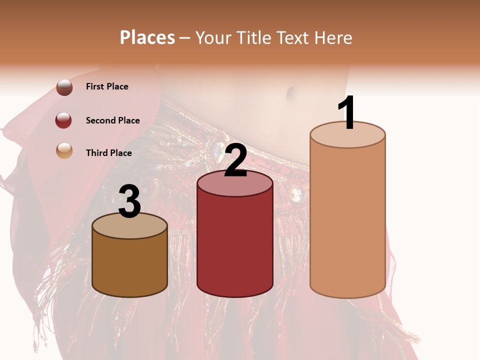 Torso Red Perform PowerPoint Template