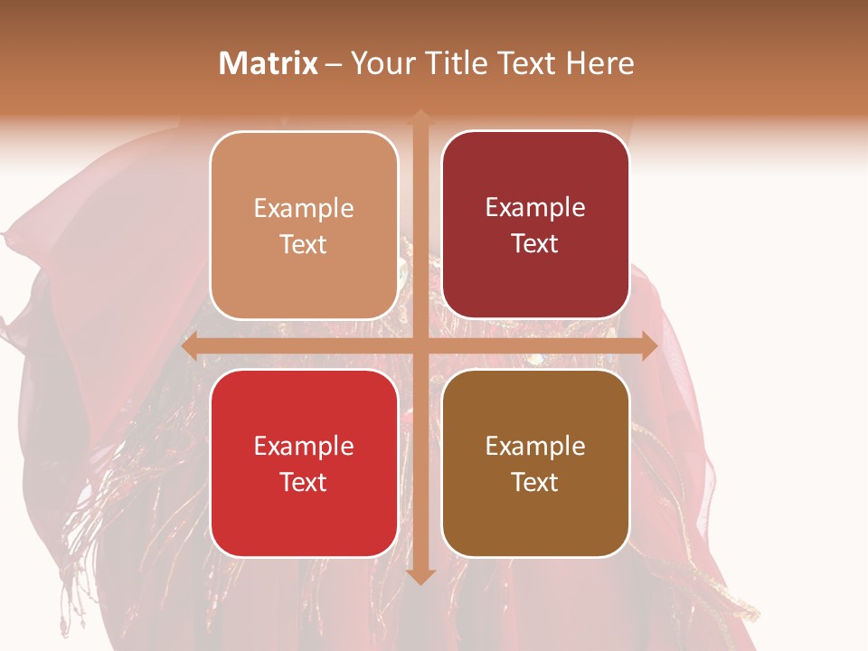 Torso Red Perform PowerPoint Template