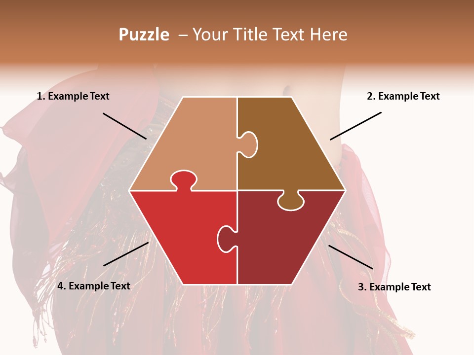 Torso Red Perform PowerPoint Template