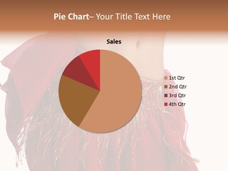 Torso Red Perform PowerPoint Template