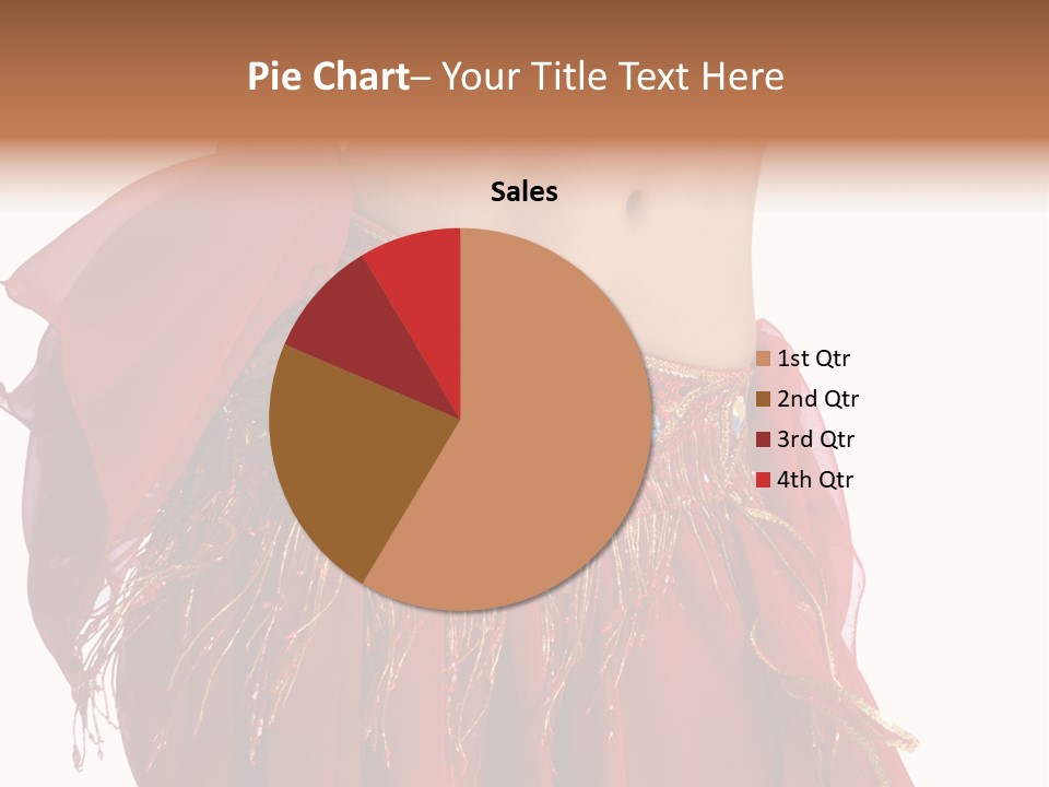 Torso Red Perform PowerPoint Template