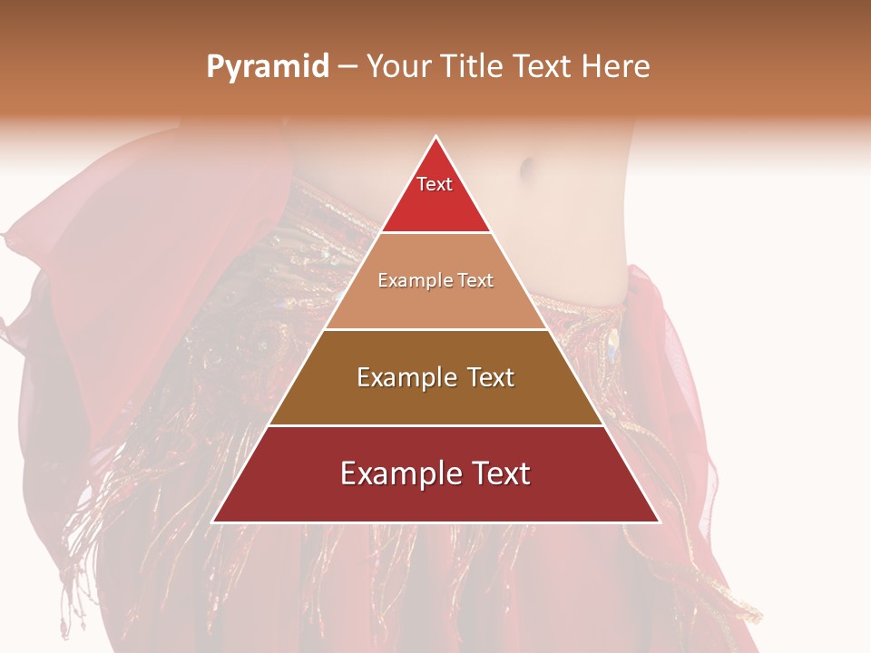 Torso Red Perform PowerPoint Template