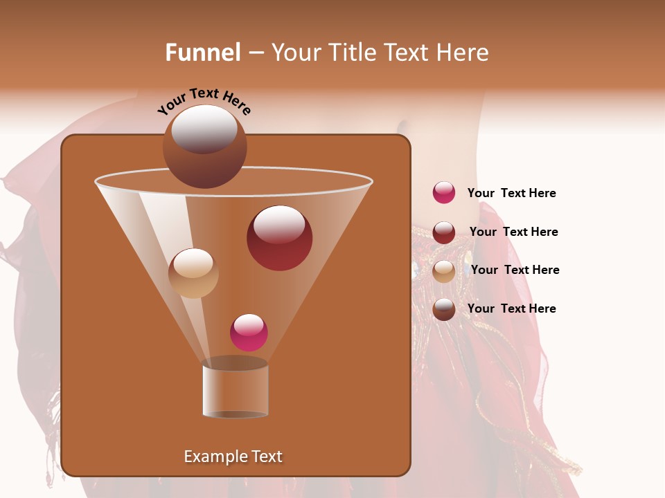 Torso Red Perform PowerPoint Template