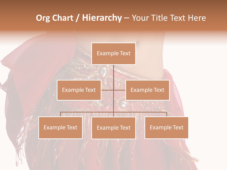 Torso Red Perform PowerPoint Template