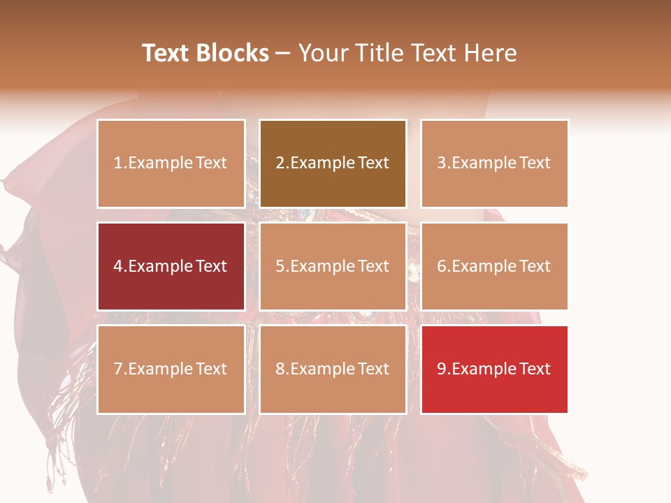 Torso Red Perform PowerPoint Template
