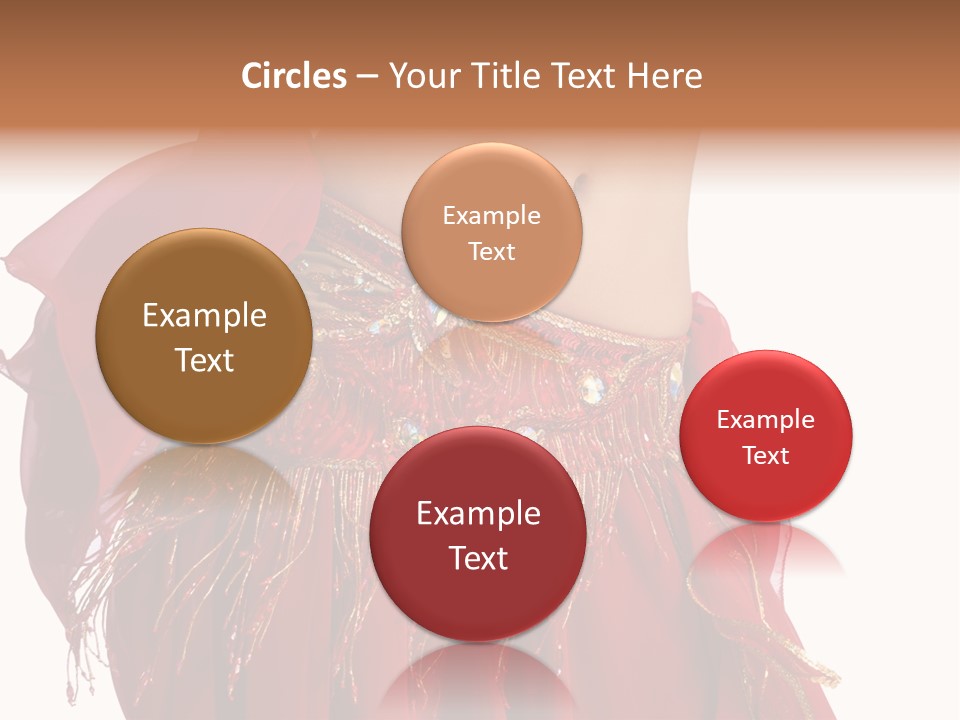 Torso Red Perform PowerPoint Template