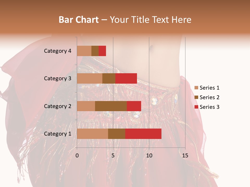 Torso Red Perform PowerPoint Template