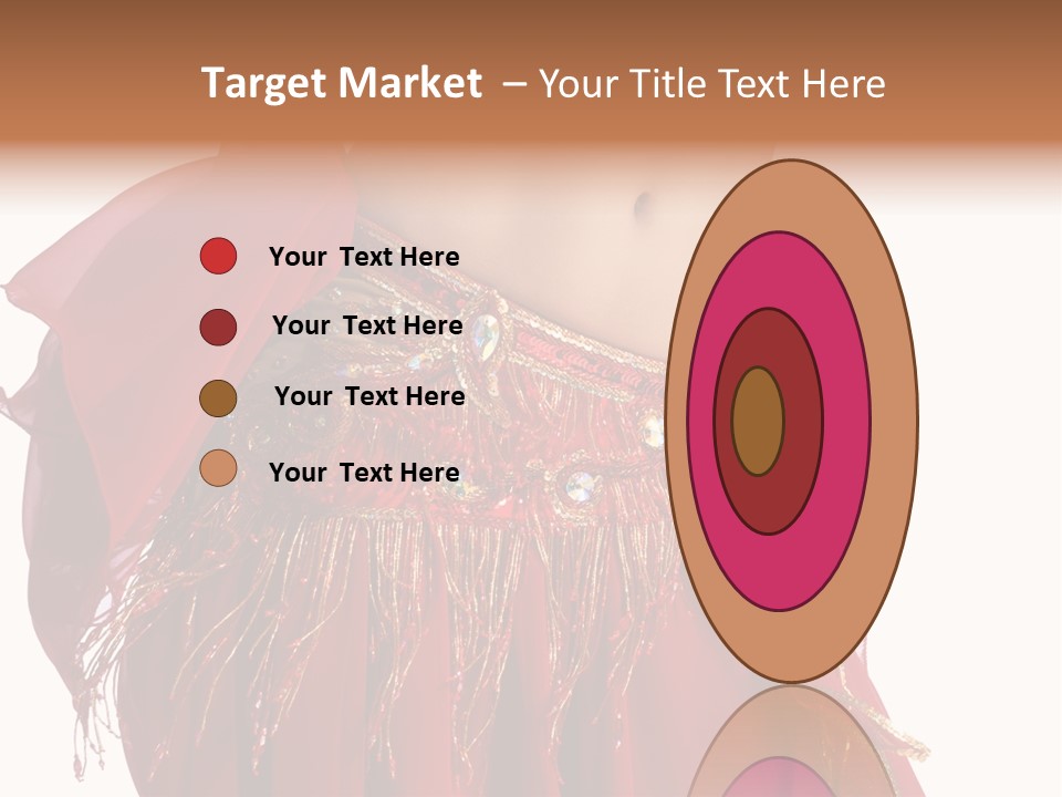 Torso Red Perform PowerPoint Template