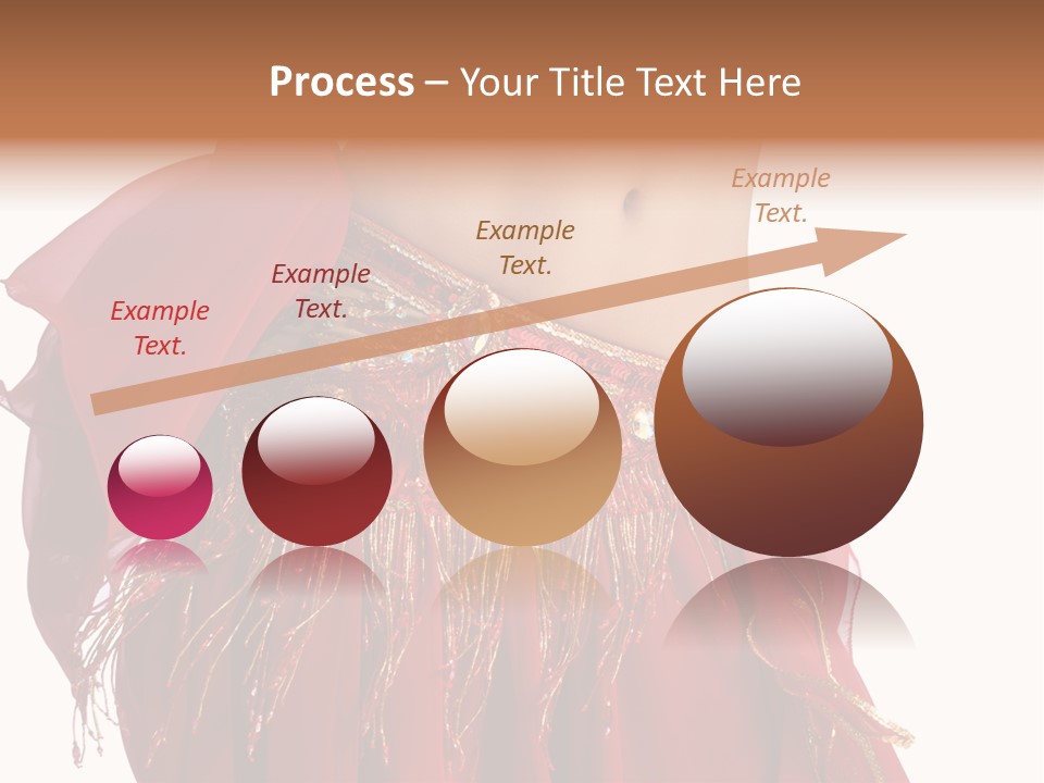 Torso Red Perform PowerPoint Template