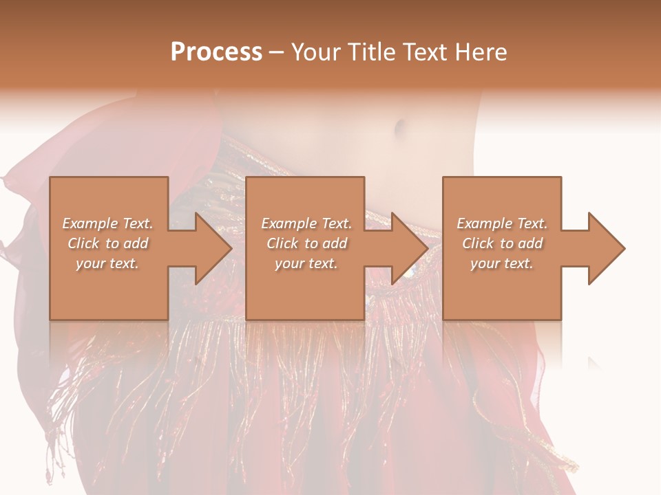 Torso Red Perform PowerPoint Template