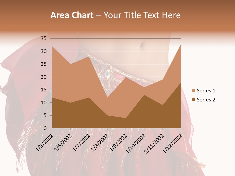 Torso Red Perform PowerPoint Template
