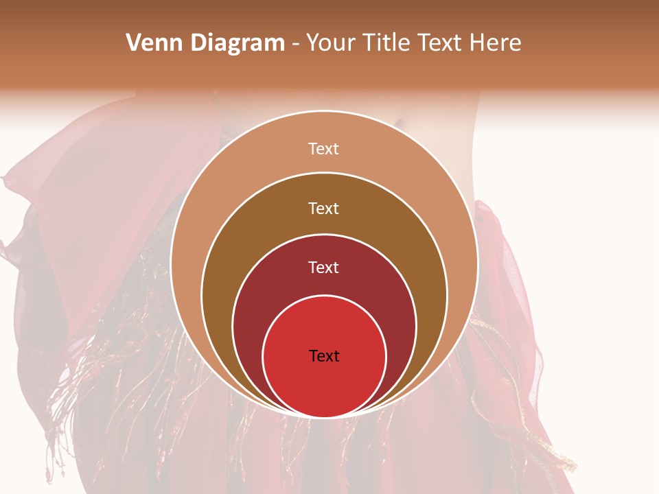 Torso Red Perform PowerPoint Template