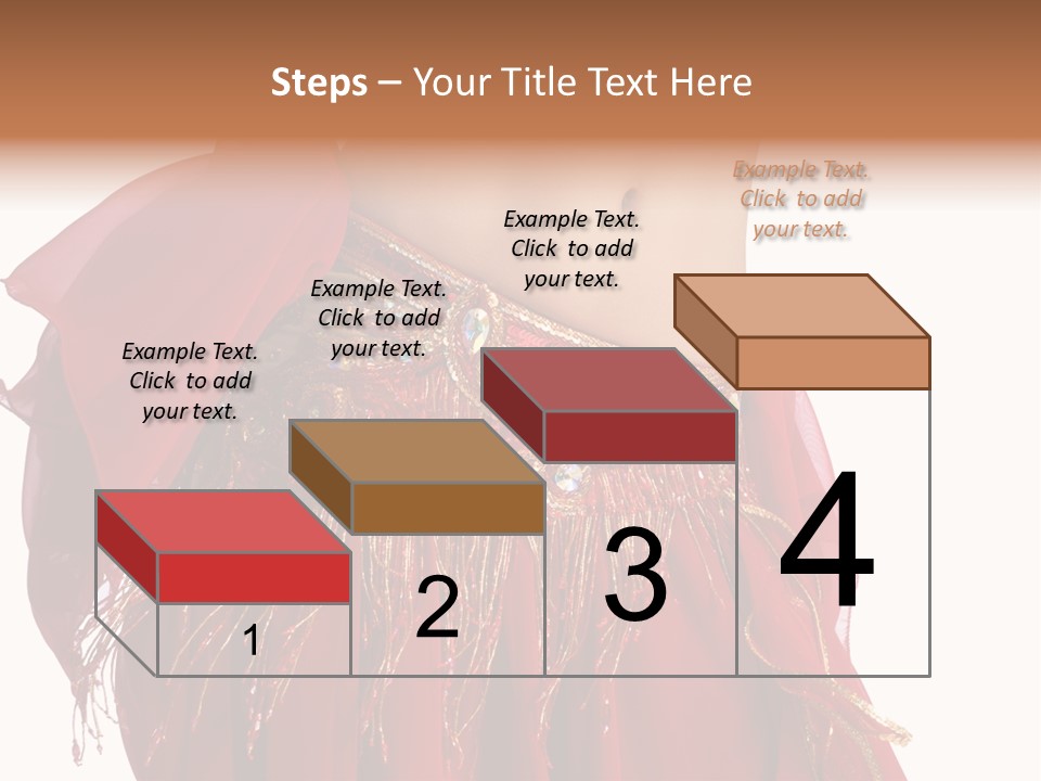 Torso Red Perform PowerPoint Template