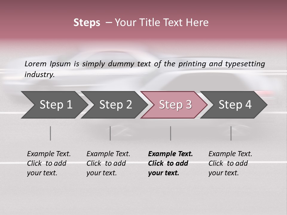 Street Power Speedy PowerPoint Template