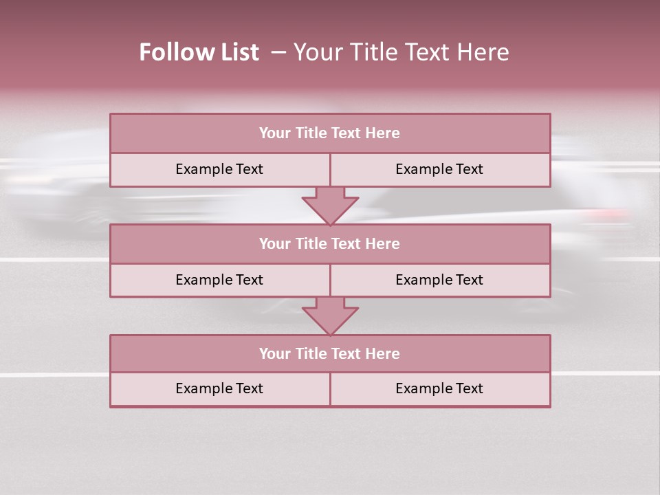 Street Power Speedy PowerPoint Template