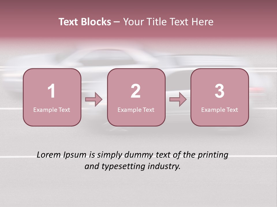 Street Power Speedy PowerPoint Template
