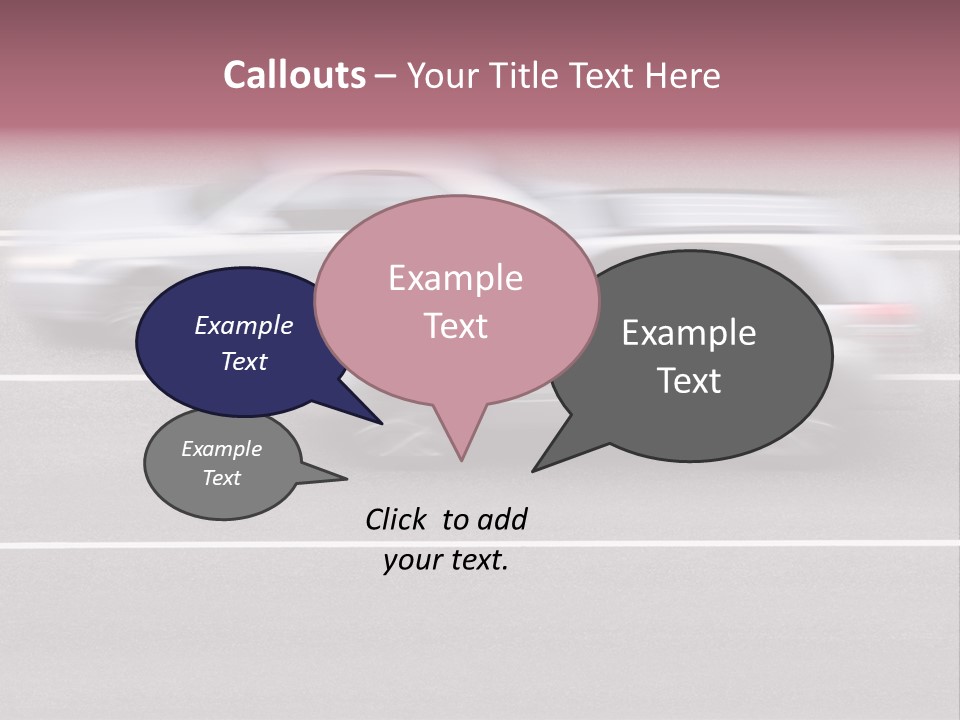 Street Power Speedy PowerPoint Template