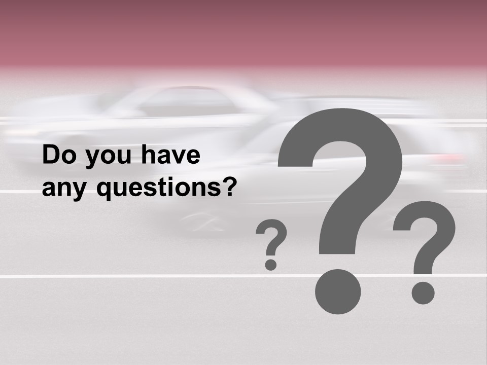 Street Power Speedy PowerPoint Template