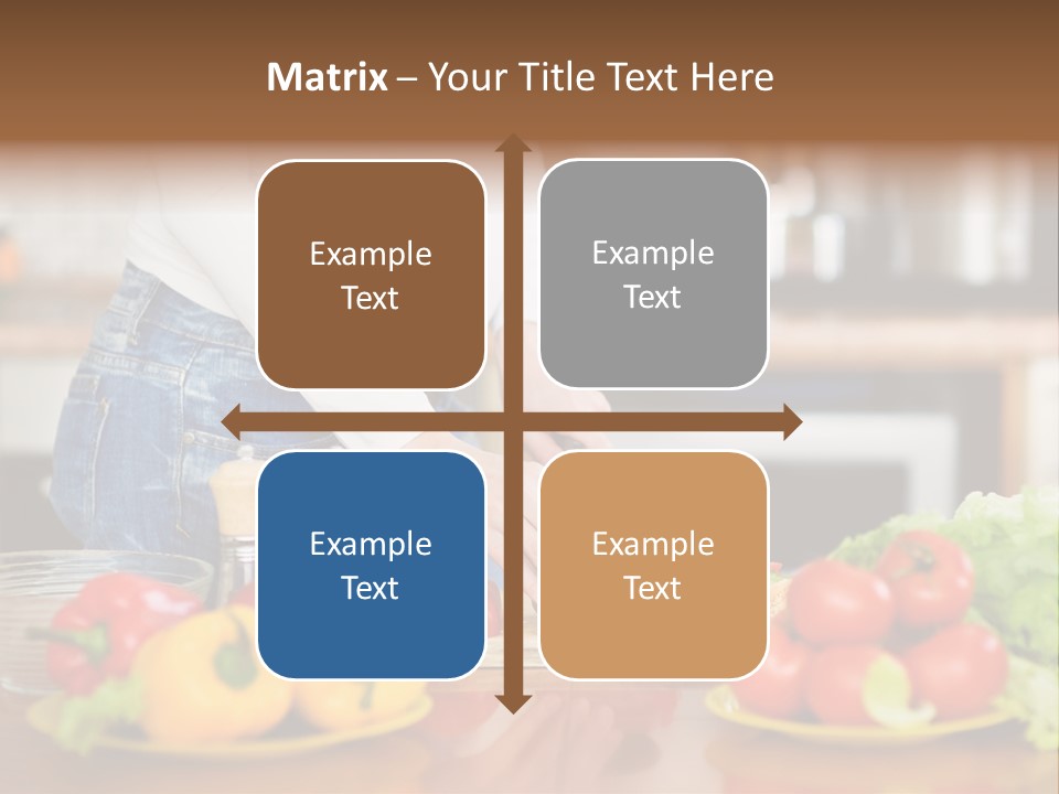 Cut Breakfast People PowerPoint Template