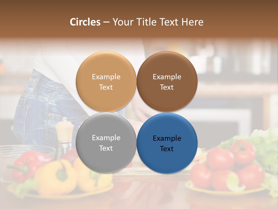 Cut Breakfast People PowerPoint Template