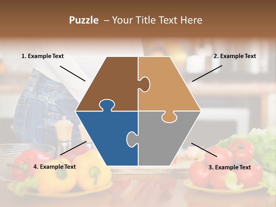 Cut Breakfast People PowerPoint Template