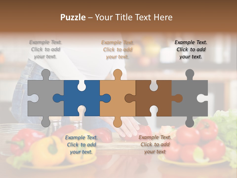 Cut Breakfast People PowerPoint Template