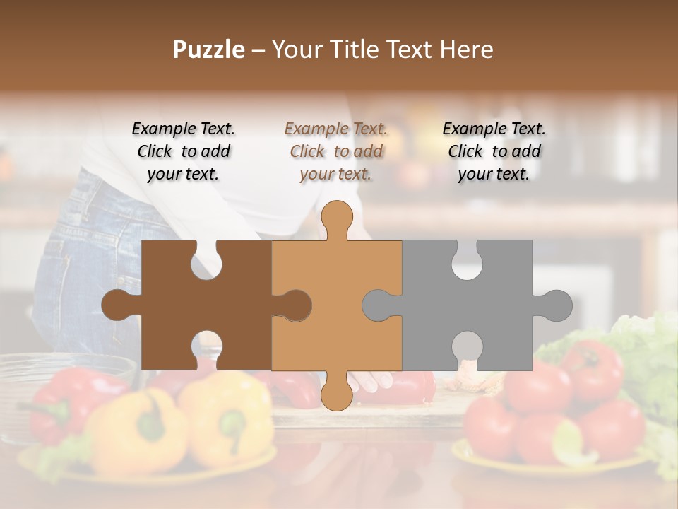 Cut Breakfast People PowerPoint Template