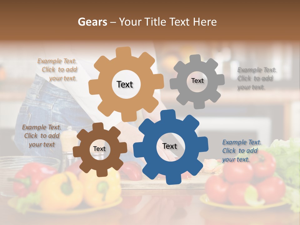 Cut Breakfast People PowerPoint Template