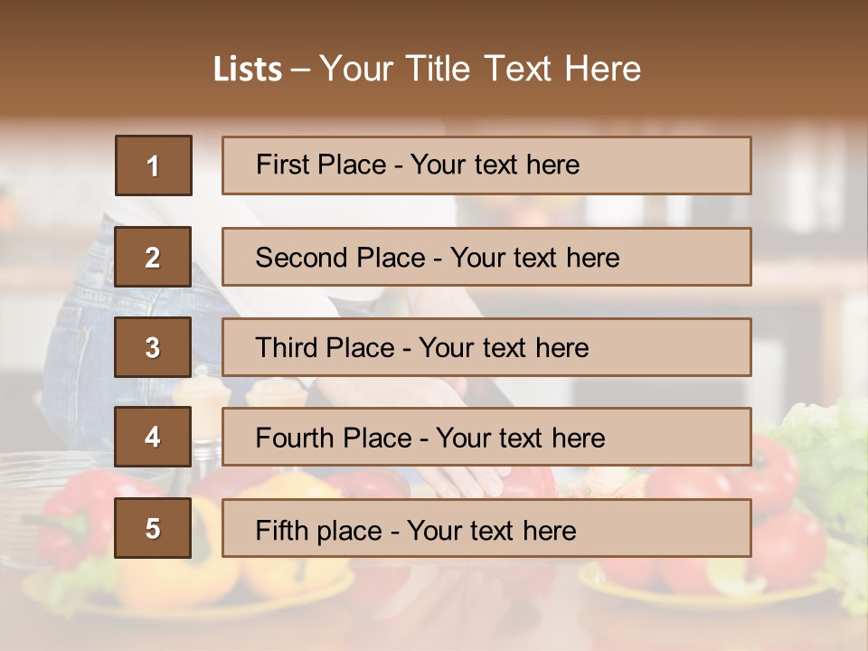 Cut Breakfast People PowerPoint Template