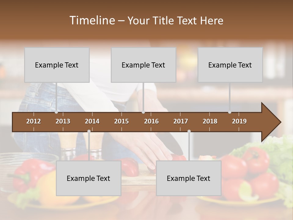 Cut Breakfast People PowerPoint Template