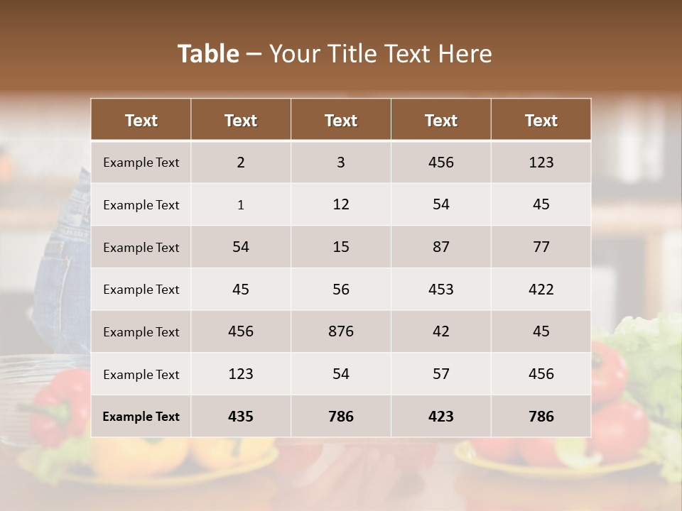 Cut Breakfast People PowerPoint Template
